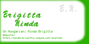 brigitta minda business card